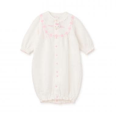 ウサギマスコットつき2wayオール