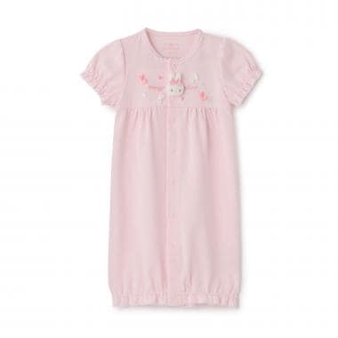 ウサギマスコット付　半袖2wayオール