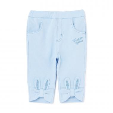 裾リボンうさ耳　7分丈カットソーパンツ