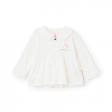 ウサギマスコットつきうさ耳ジップパーカ