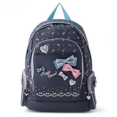 フェイクレザーリボンリュック大