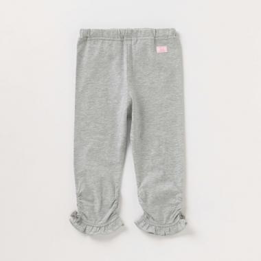 裾フリル7分丈レギンス(90 グレー): キッズ - ナルミヤ