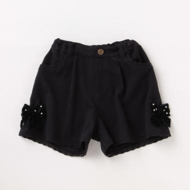 ニーナミュウ【ninamiw 】 ガウチョパンツ 短パン 紺色 フリーサイズ ニーナミュウ【ninamiw 】 ガウチョパンツ 短パン 紺色