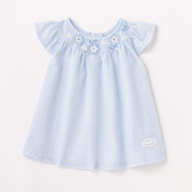 BURBERRYバーバリー　ストライプチュニックブラウス100cm BURBERRYバーバリー ストライプチュニックブラウス100cm