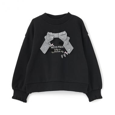 【人気商品再入荷】【直営店で取り扱い無し】チェックリボン　トレーナー