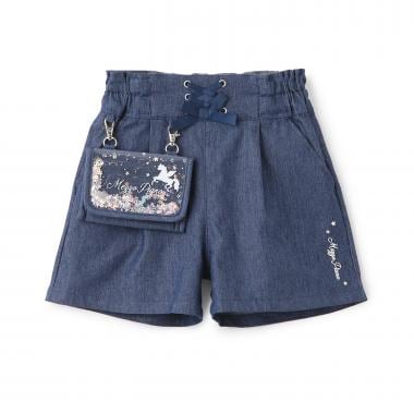 ☆彡キラキラ移動ポケットつき　ショートパンツ