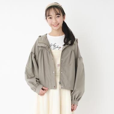 切り替えギャザーリラックスマウンテンパーカー