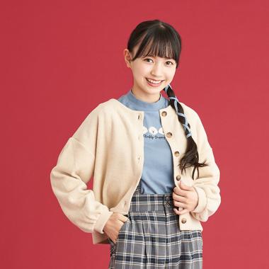 ボリューム袖カーディガン