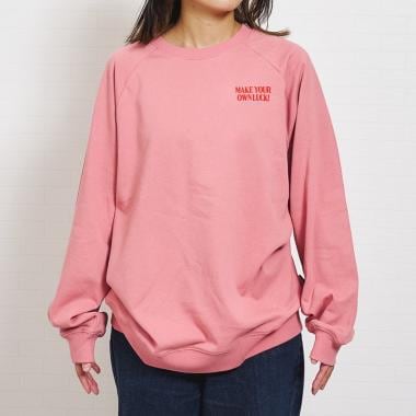 【パパもおそろい】ラグランスウェットアソートロゴプルオーバー