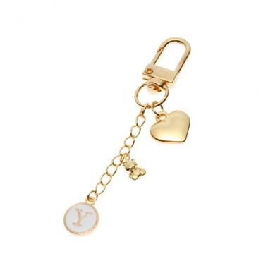 ハートクマイニシャル キーチャーム