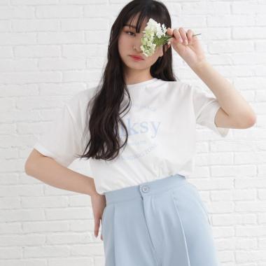 【130cm/165サイズありcm/プチプラアイテム】ガーリーロゴTシャツ