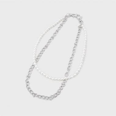 パール調ウォレットチェーン