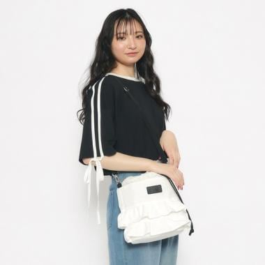フリルショルダーバッグ(F オフホワイト(003)): ジュニア - ナルミヤ