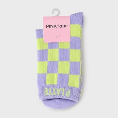 チェッカーショート丈ソックス