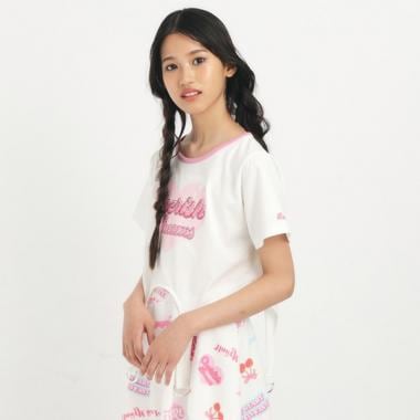 【るーつくコラボ】ベルトデザインコンパクトTシャツ