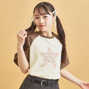 【再値下げ】スプレー星ラグランTシャツ