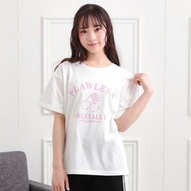 チェリーモチーフTシャツ