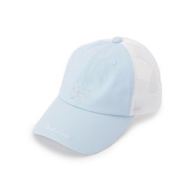 ストーンリボンメッシュキャップ