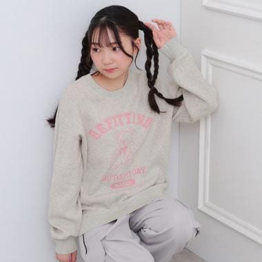 コットンジャカードくまプルオーバー