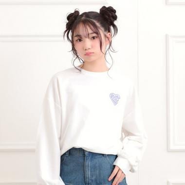 メルトハートビッグチュニックトレーナー