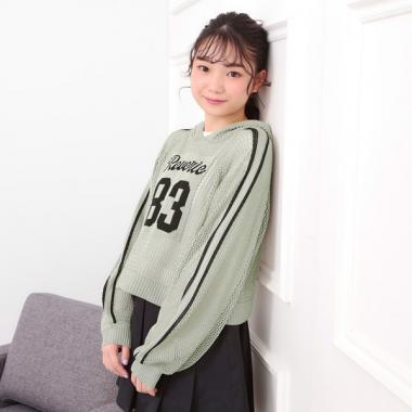 【セットアイテム】メッシュニットパーカー＋ロンT