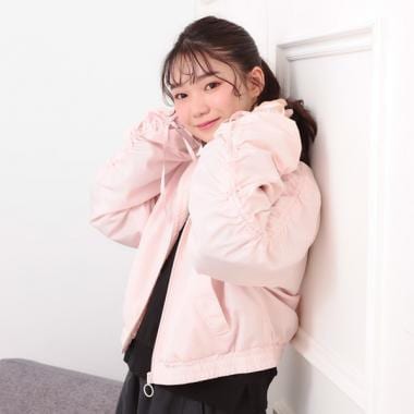 袖ドロストブルゾン