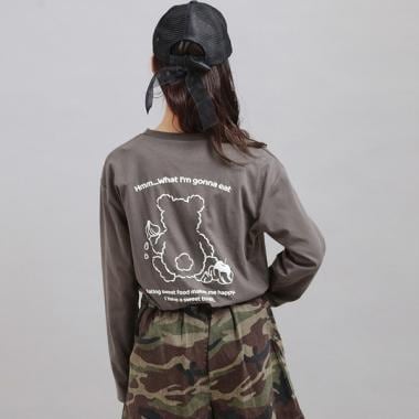 発泡クリームくまちゃんロンT