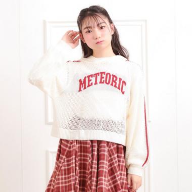 【セットアイテム】メッシュニットパーカー＋ロンT
