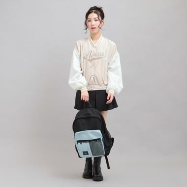 【容量約23L】バイカラーメッシュリュック