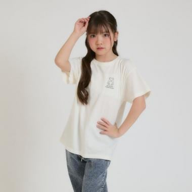 サークルロゴ発砲くまちゃん半袖T