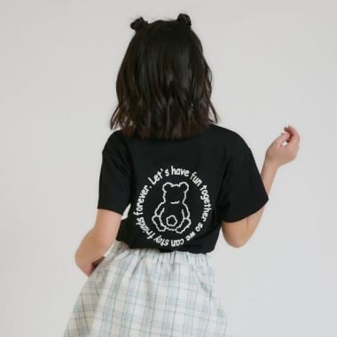 サークルロゴ発砲くまちゃん半袖T