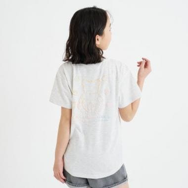 グラデくまちゃん半袖チュニックTシャツ