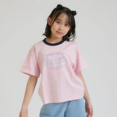 【別注】ロゴプリントリンガーTシャツ
