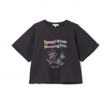 【別注】フラワーグラデプリントTシャツ