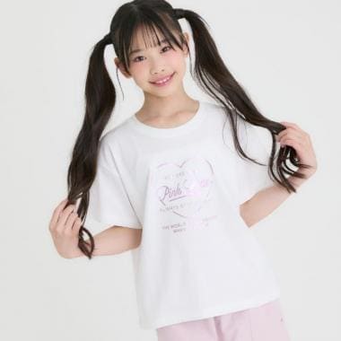 【別注】ハートロゴ箔プリントTシャツ