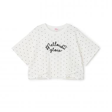 アソート柄レースアップ半袖Tシャツ