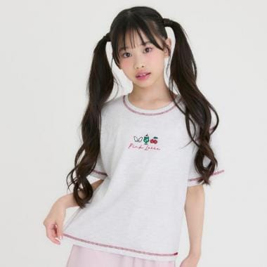 【別注】モチーフミニ刺しゅう半袖T