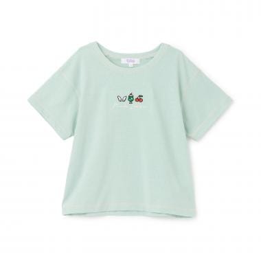 【別注】モチーフミニ刺しゅう半袖T