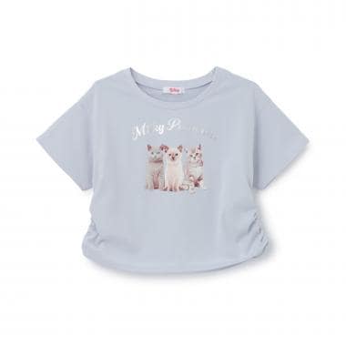 【接触冷感】ねこフォトドロスト半袖Tシャツ