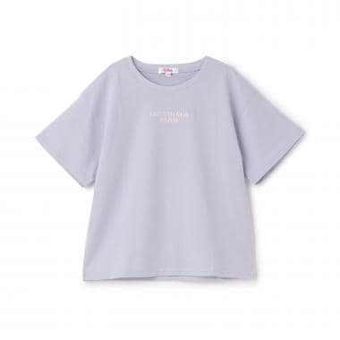 【綿100%】ワッペン風半袖T