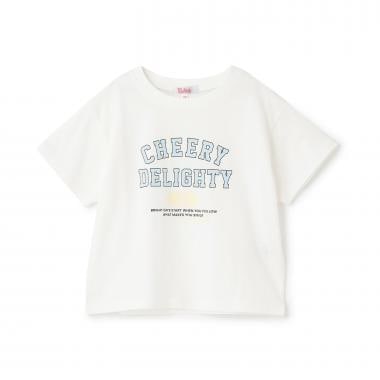 【綿100%】カレッジプリント半袖T