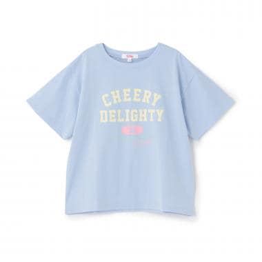 【綿100%】カレッジプリント半袖T