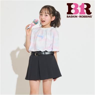 【サーティワン】【接触冷感】マーブル柄ビッグ半袖Tシャツ