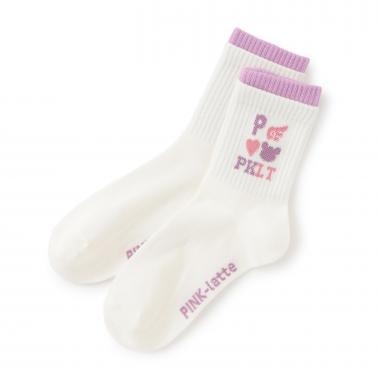 履き口ダブルクルーソックス