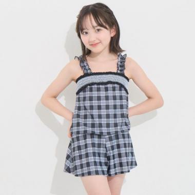 【SWIM】チェックコンビネゾン