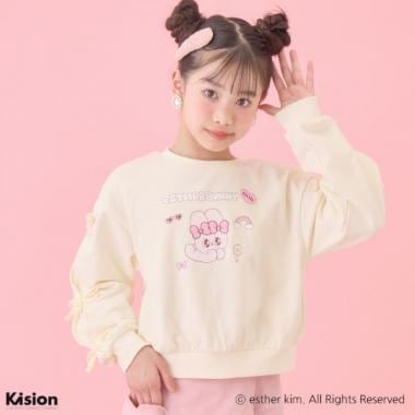 【Esther　Bunny　Little】袖リボンプルオーバー