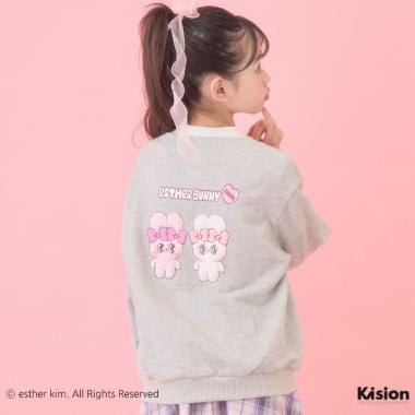 【Esther　Bunny　Little】ラメ裏毛カーディガン