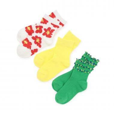 【NEBULA】フラワー&メロウアンクルソックス3PSET