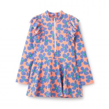 【NEBULA】フリルショルダーラッシュワンピース水着