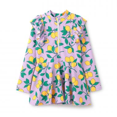 【NEBULA】フリルショルダーラッシュワンピース水着